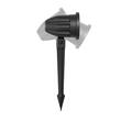 SPOT LED PT GRADINA 7W 230V VERDE IP65 NEGRU