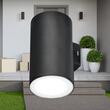 CORP LED PT, 2x9W, 1440lm, 3000K, VEKTA-D WL.2 NEGRU IP65