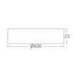PLAFONIERA LED 36W 3IN1 IP20 LEMN JADE RND SLR