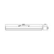 CORP LINEER LED PT SINA MAGN. 36W 3060LM 3in1 NEGRU