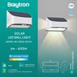 CORP SOLAR CU SENZOR W1B, PT PERETE 6W, 6500K, IP54
