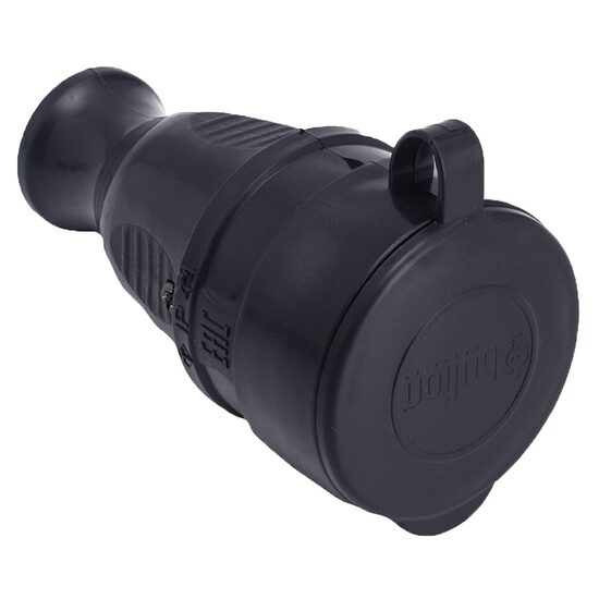 PRIZA PORTABILA SCHUKO CAUCIUC IP44 16A 230V NEGRU