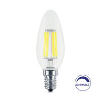 BEC LED CU FILAMENT 4W DIM C35 TR E14 470LM 2700K
