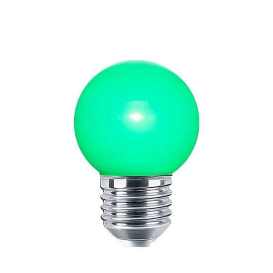 BEC LED 1W G45 VERDE E27
