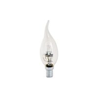 BEC HALOGEN 42W E14 C35T 2800K CLEAR FLACARA