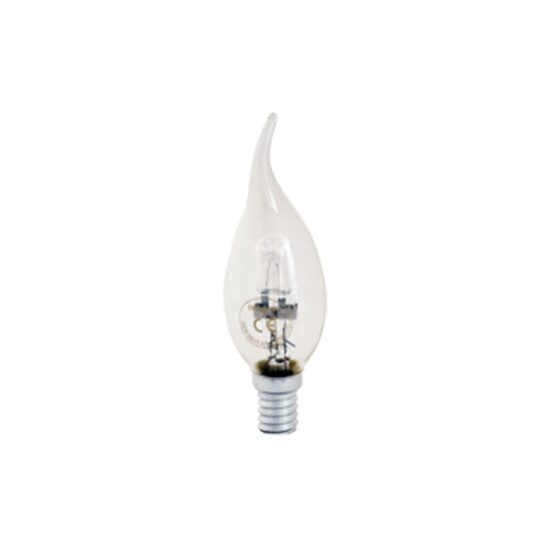 BEC HALOGEN 42W E14 C35T 2800K CLEAR FLACARA