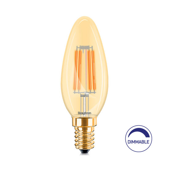 BEC LED CU FILAMENT 4W DIM C35 AMB 360LM 2200K E14