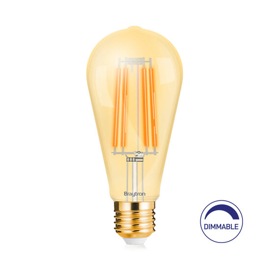 BEC LED DECORATIV FILAMENT 6W DIM ST64 2200K E27 540LM