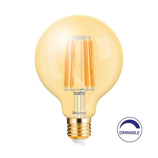 BEC LED DECORATIV FILAMENT 6W DIM G95 2200K E27