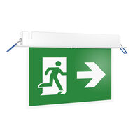 CORP EMERGENTA LED 3W 180MIN PERM IP43 PT RIGIPS