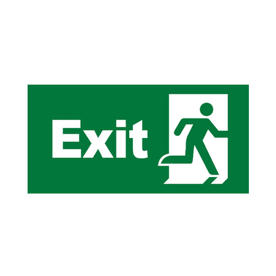FOLIE "EXIT"+ USA PT BC14-00900, BR PLUS