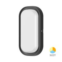 PLAFONIERA LED 18W 3in1 D:267MM IP65 NEGRU BULKHEAD ELP