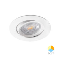 SPOT LED ROTUND 7W 3IN1 230V IP20 ALB ROTABIL