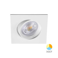 SPOT LED PATRAT 7W 3IN1 230 IP20 ALB ROTABILA