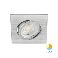 SPOT LED PATRAT 7W 3IN1 230 IP20 ALUMINIU ROTABILA