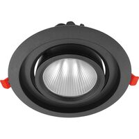 SPOT LED ROTABIL NEGRU 3000K 30W 2700LM COB BR PL.