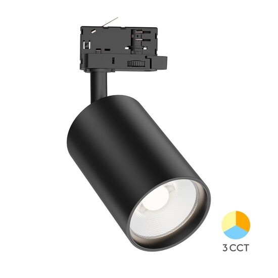 SPOT LED PE SINA-P30-NEGRU 3in1 30W 2960LM TRIFAZIC