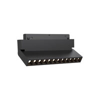 CORP LED PT SINA MAGNET 12W 1020lm 24gr.3000K NEGRU