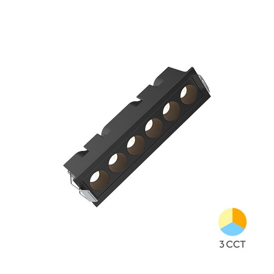 CORP LINEER INCASTRABIL 9W 3in1 NEGRU LINEX-LN6