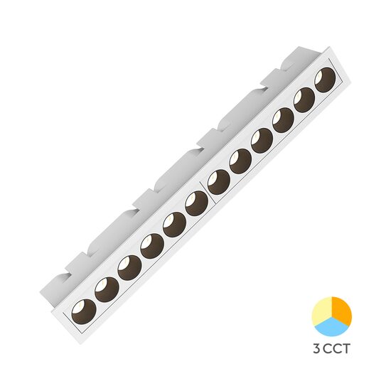 CORP LINEER INCASTRABIL 18W 3IN1 ALB LINEX-LN12
