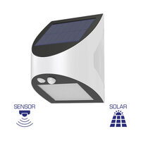 CORP SOLAR CU SENZOR W1, PT PERETE 3W, 6500K, IP54