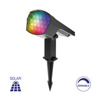 SPOT LED PT GRADINA 12W RGB DIM+SOLAR IP65 GRI