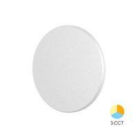 CORP LED PALERMO 8W-3in1 IP65- D120mm ALB
