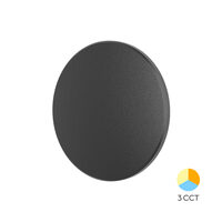 CORP LED PALERMO 8W-3in1 IP65- D120mm NEGRU