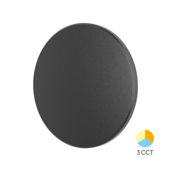 CORP LED PALERMO 10W-3in1 IP65- D180mm NEGRU