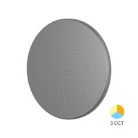 CORP LED PALERMO 10W-3in1 IP65- D180mm GRI