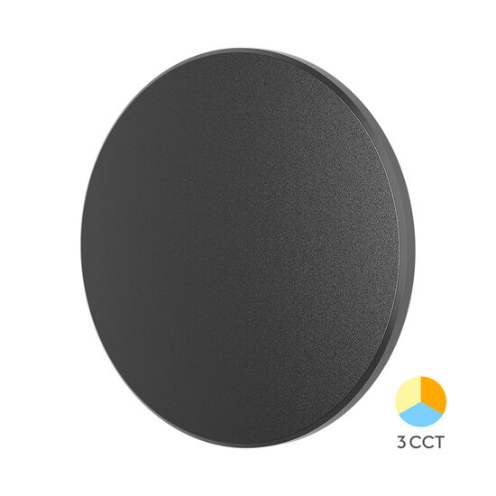 CORP LED PALERMO 12W-3in1 IP65- D220mm NEGRU