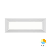 CORP LED PT, 3W 180lm 3in1 VEKTA-B, DREPTUNGHI ALB IP65