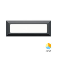 CORP LED PT, 3W 180lm 3in1 VEKTA-B, DREPTUNGHI GRI IP65