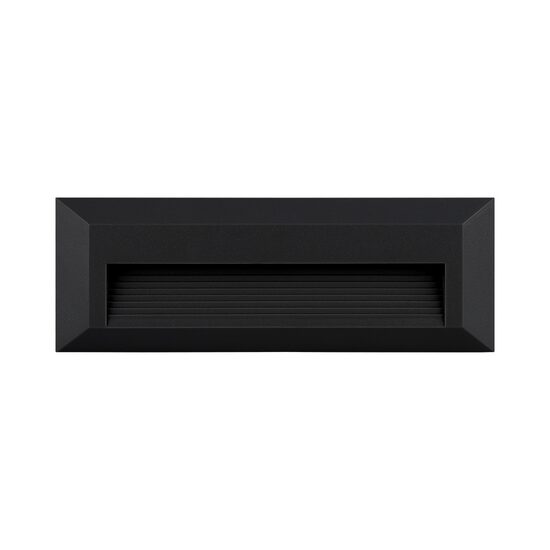 CORP LED PT, 3W 180lm 3000K VEKTA-B, DREPTUNGHI NEGRU IP65