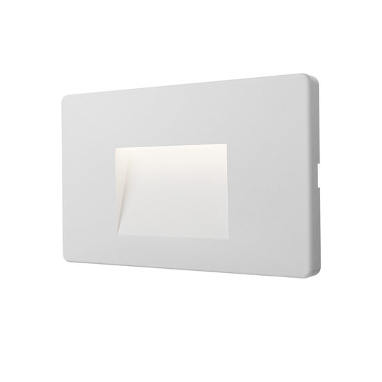 CORP LED PT, 3W 160lm, 3000K VEKTA-B PATRAT ALB IP65