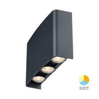 CORP LED PT, 6W 3in1 VECTOR-B-WL GRI IP65