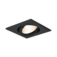 CARCASA NEGRU PATRAT GU5.3 MITTO-AS