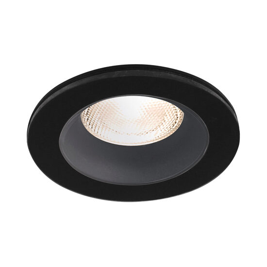 CARCASA NEGRU ROTUND PT GU5.3/GU10 TETRA-IP54