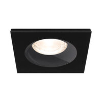 CARCASA NEGRU PATRAT PT GU5.3/GU10 TETRA-IP54