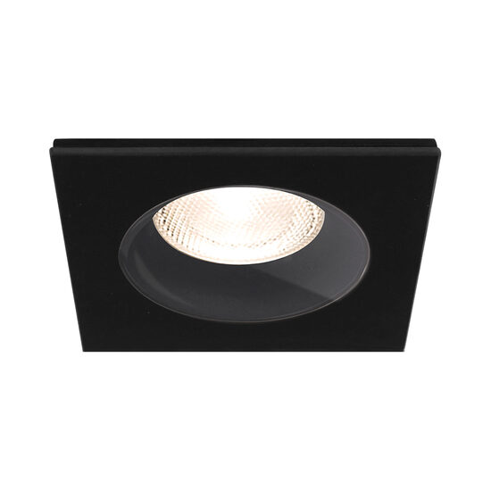 CARCASA NEGRU PATRAT PT GU5.3/GU10 TETRA-IP54