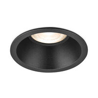 CARCASA NEGRU ROTUND PT GU10 TETRA-CF