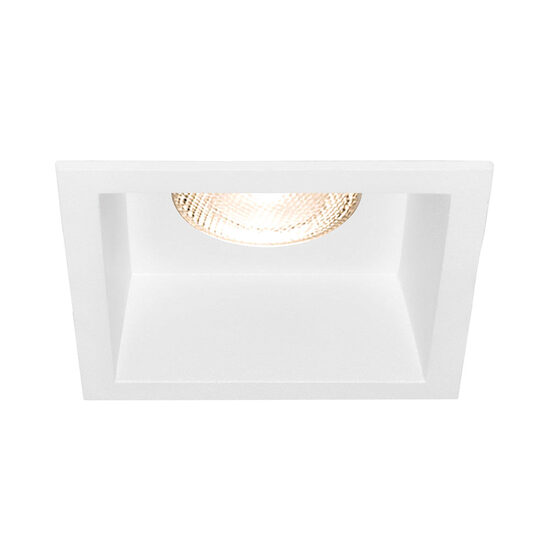 CARCASA ALB PATRAT PT GU10 TETRA-CF