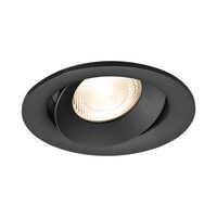 CARCASA NEGRU ROTUND ROTBIL PT GU10 TETRA-E
