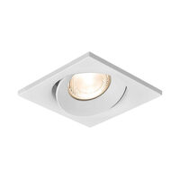 CARCASA ALB PATRAT ROTABIL PT GU10 TETRA-E