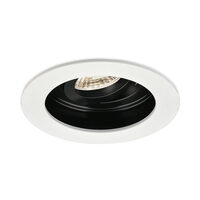 CARCASA ALB/NEGRU ROTUND PT GU10 BETA-RR1