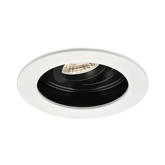 CARCASA ALB/NEGRU ROTUND PT GU10 BETA-RR1