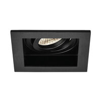 CARCASA NEGRU PATRAT PT GU10 BETA-RS1