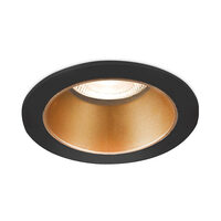 CARCASA NEGRU/BRONZE ROTUND PT GU10 BETA-RR