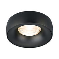 CARCASA NEGRU ROTUND PT GU10 ALFA-A
