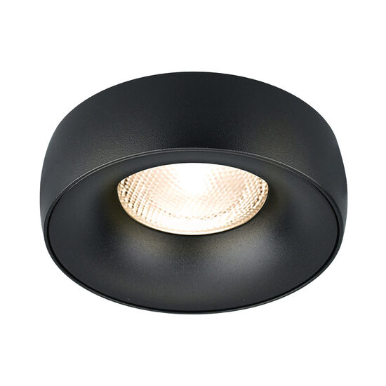 CARCASA NEGRU ROTUND PT GU10 ALFA-A